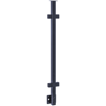 Słupek balkonu francuskiego – montaż boczny – 40 x 40 mm z poręczą, antracyt